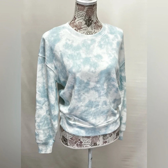 RAILS Light blue and white RAMONA  cloud print sweatshirt size S. - Picture 7 of 14